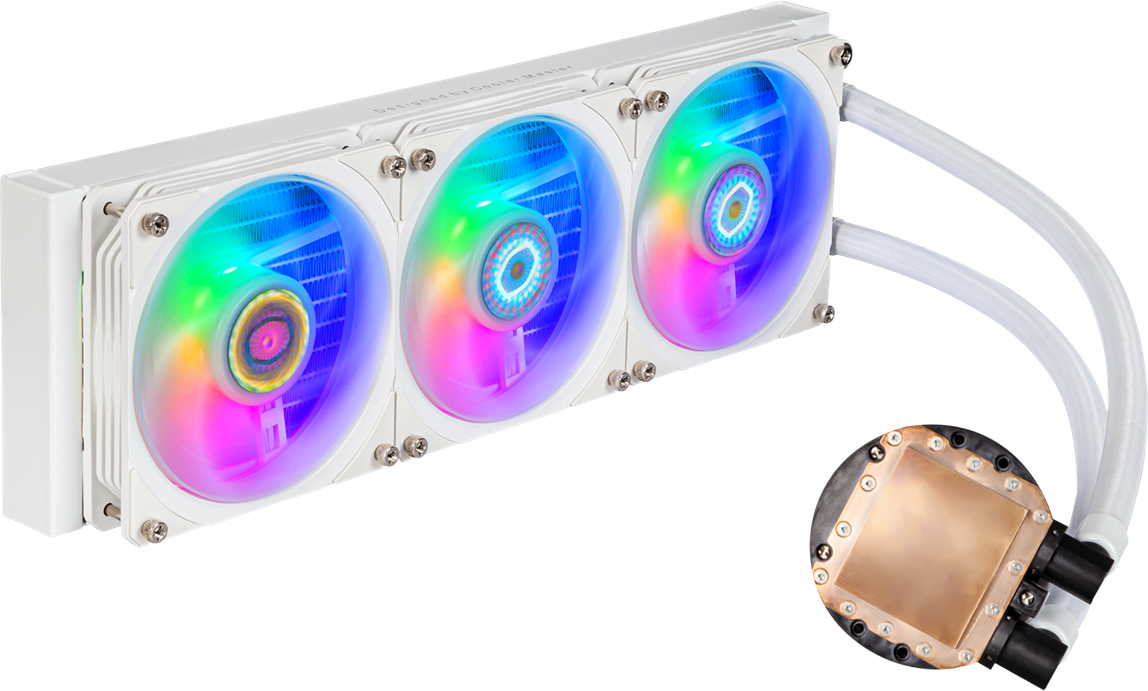 Refurbished Cooler Master MasterLiquid PL360 Flux White Refurbished Cooler Master MasterLiquid PL360 Flux White